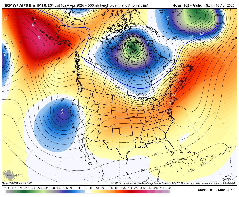 Approaching Shortwave Trough