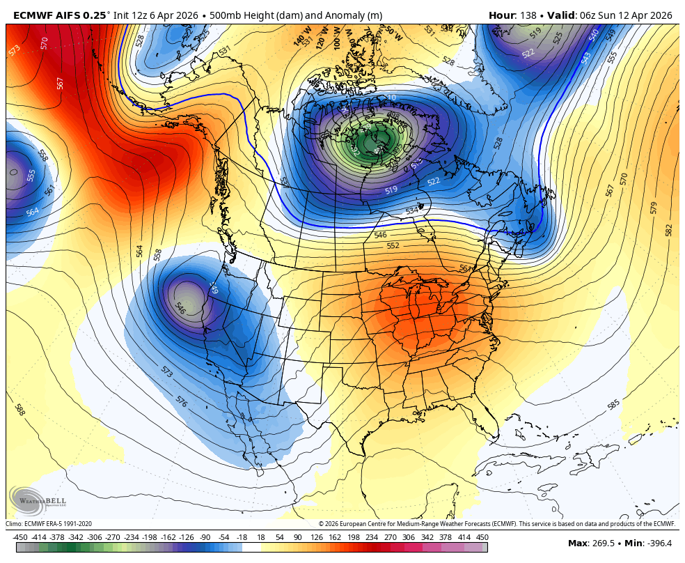 Stronger shortwave trough approaches Sat night