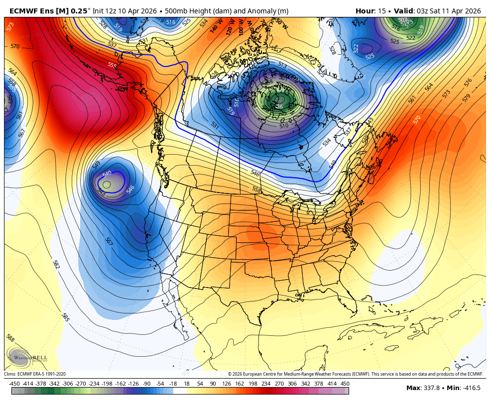 Stronger trough merges with a weak upper level trough